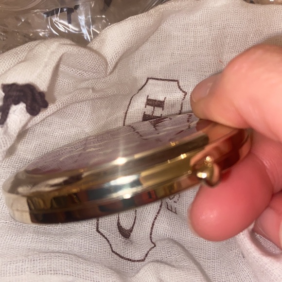 Y2K COACH PINK SIGNATURE C COMPACT MIRROR MONOGRAM - Picture 8 of 10